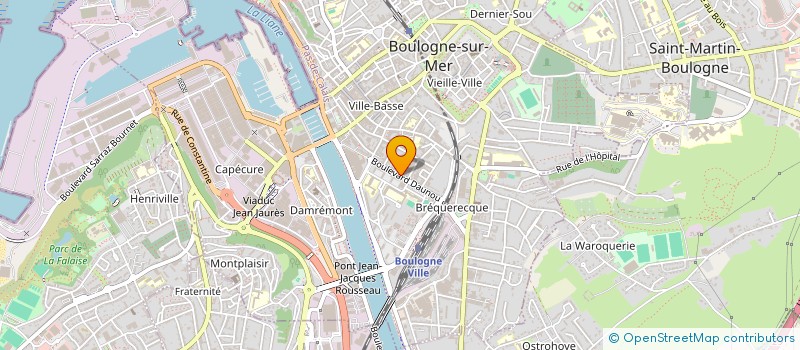 localisation de l'entreprise MADAME SONIA GAUTHIER  BOULOGNE-SUR-MER