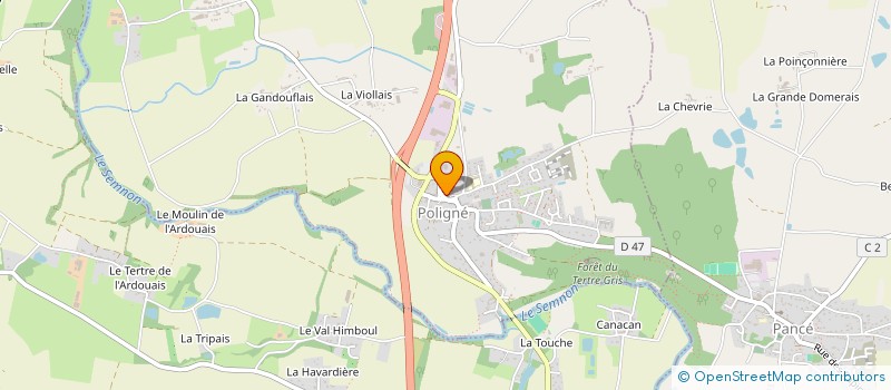 localisation de l'entreprise MADAME SONIA GERARD  TRESBUF