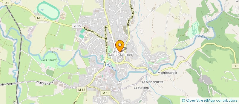 localisation de l'entreprise MADAME SONIA GESVRET à SAINT-GALMIER