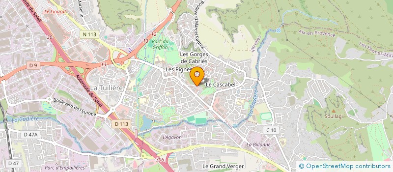 localisation de l'entreprise MADAME SONIA GHABI SONIA  VITROLLES