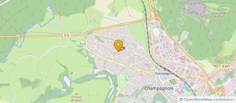 localisation de l'entreprise MADAME SONIA GHINI  CHAMPAGNOLE