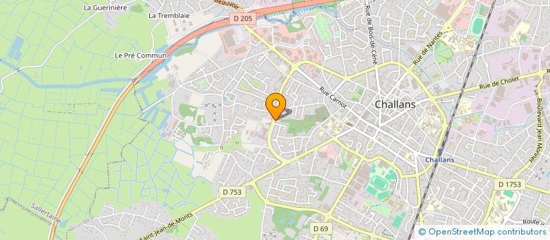 localisation de l'entreprise MADAME SONIA GHOUTI à CHALLANS