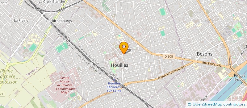 localisation de l'entreprise MADAME SONIA GILLES à HOUILLES