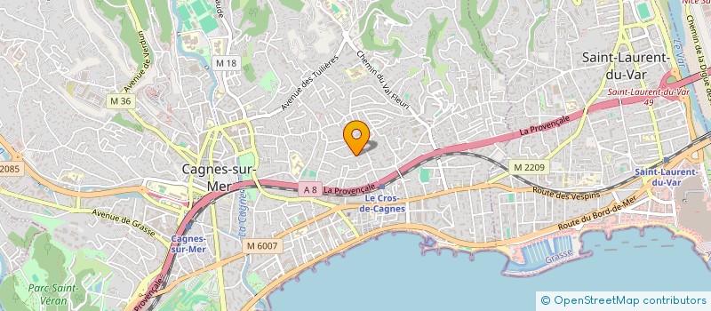localisation de l'entreprise MADAME SONIA GIOVANNINI à CAGNES-SUR-MER