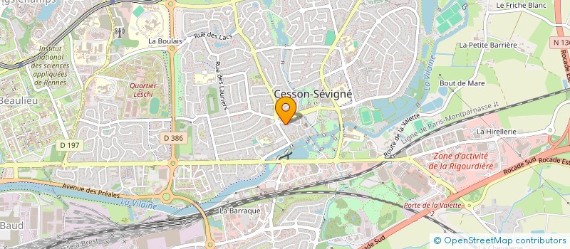 localisation de l'entreprise MADAME SONIA GLON  CESSON-SEVIGNE