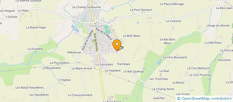 localisation de l'entreprise MADAME SONIA GODEFROY  IRODOUER