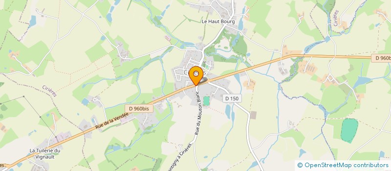 localisation de l'entreprise MADAME SONIA GOMES ALMEIDA  CIRIERES