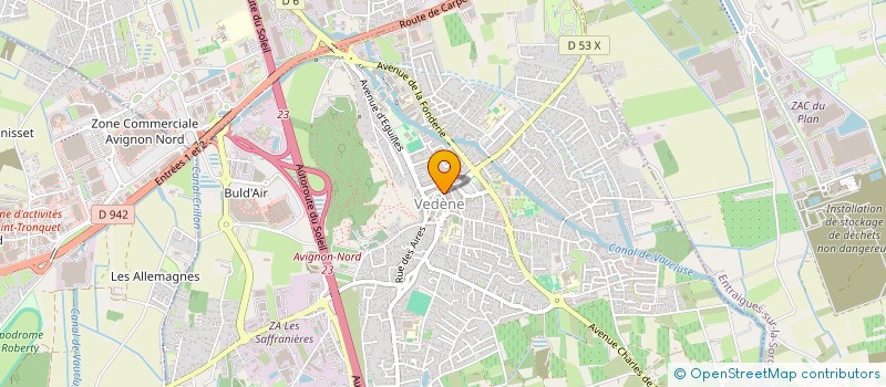 localisation de l'entreprise MADAME SONIA GONCALVES à VEDENE