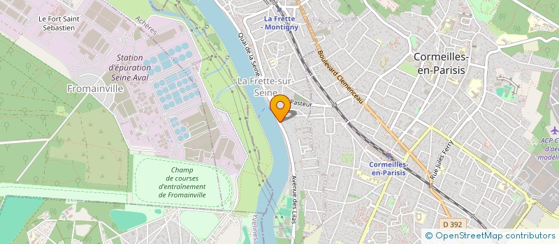 localisation de l'entreprise MADAME SONIA GONCALVES DA CUNHA  LA FRETTE-SUR-SEINE