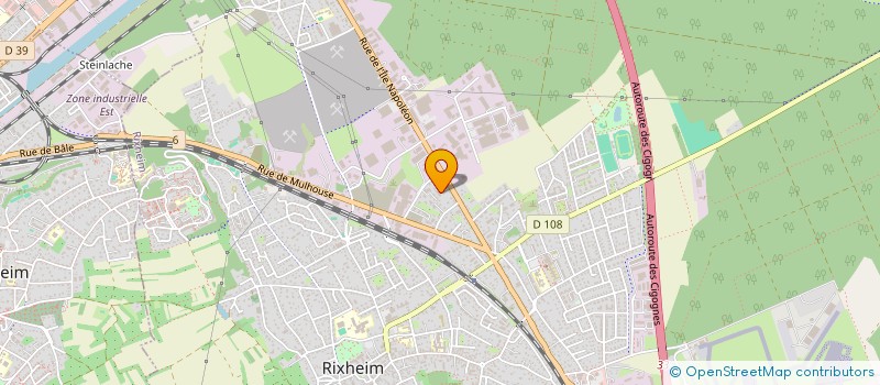 localisation de l'entreprise MADAME SONIA GUEMMOUR  RIXHEIM