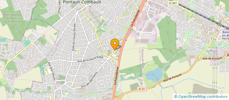 localisation de l'entreprise MADAME SONIA GUERRA à PONTAULT-COMBAULT