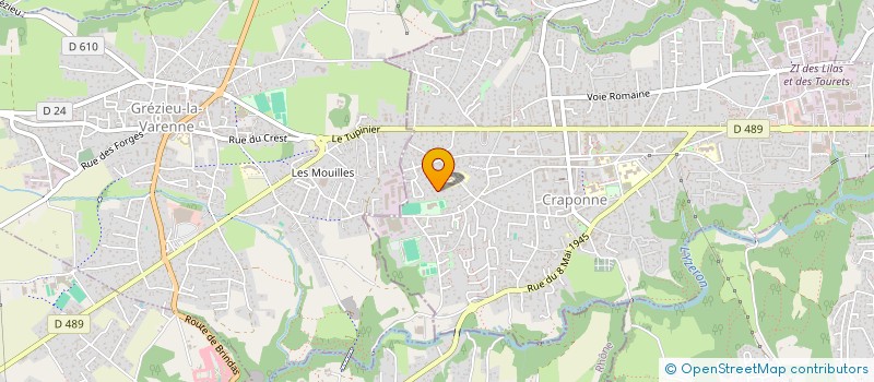 localisation de l'entreprise MADAME SONIA GUERREIRO  CRAPONNE