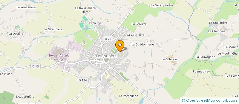 localisation de l'entreprise MADAME SONIA GUILLEMET à LE BOUPERE