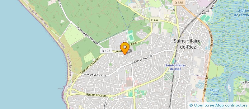 localisation de l'entreprise MADAME SONIA GUILLOU à SAINT-HILAIRE-DE-RIEZ