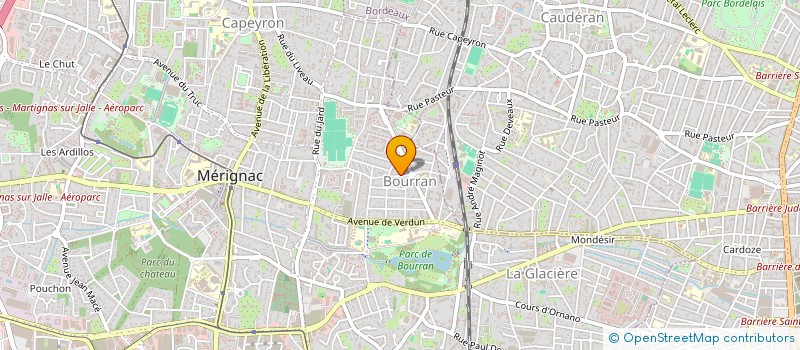 localisation de l'entreprise MADAME SONIA GUILLOUARD  MERIGNAC