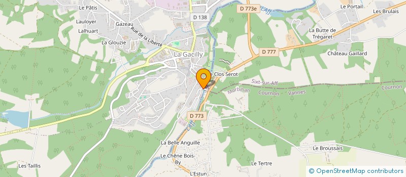 localisation de l'entreprise MADAME SONIA GUIMARD  LA GACILLY