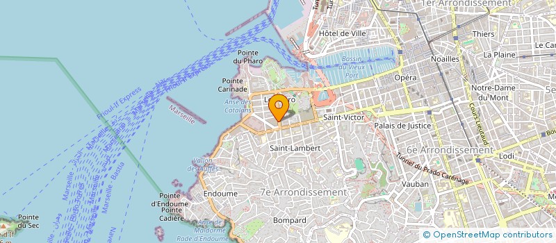localisation de l'entreprise MADAME SONIA HACENE BLIDI  MARSEILLE