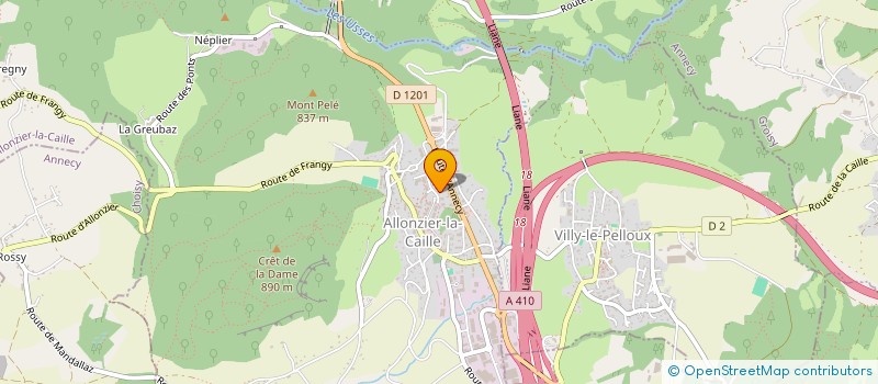 localisation de l'entreprise MADAME SONIA HAMDI  ALLONZIER-LA-CAILLE