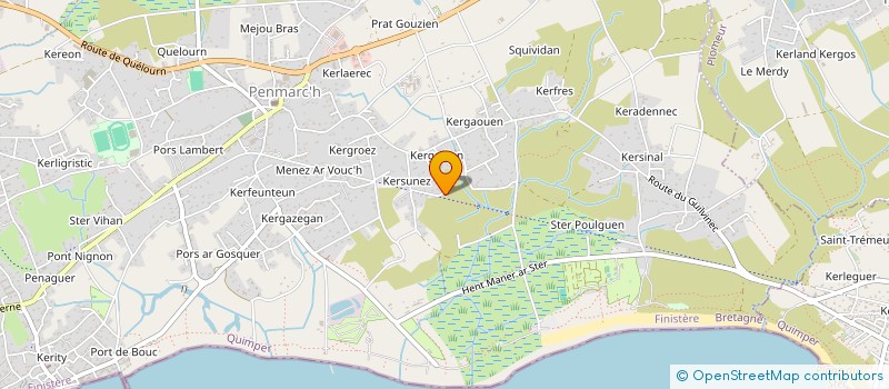 localisation de l'entreprise MADAME SONIA HANANA  PENMARCH