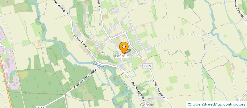 localisation de l'entreprise MADAME SONIA HAUDELAYOUS JOUANDOU  LAFITOLE