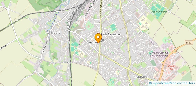 localisation de l'entreprise MADAME SONIA HEDIN  ACHICOURT