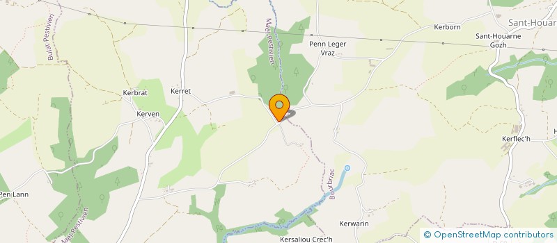 localisation de l'entreprise MADAME SONIA HEGY  MAEL-PESTIVIEN