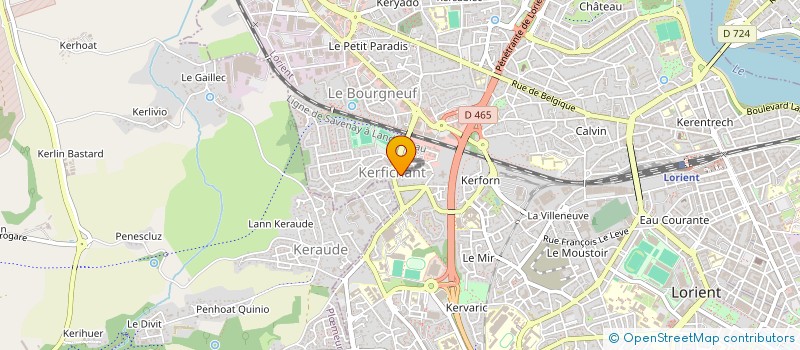 localisation de l'entreprise MADAME SONIA HERVOCHON  LORIENT