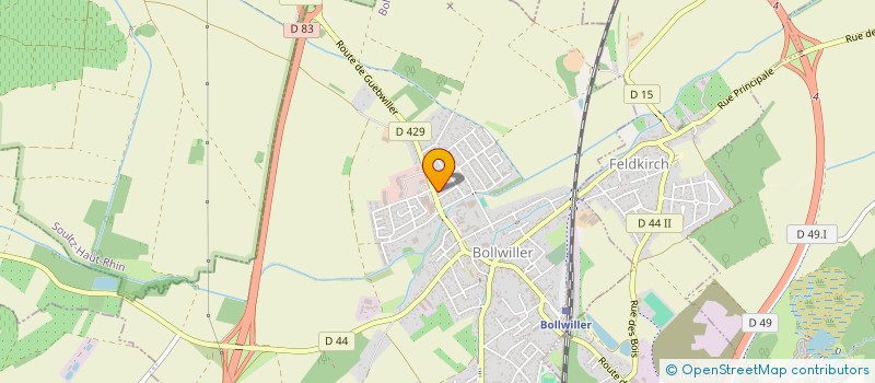 localisation de l'entreprise MADAME SONIA HORNUNG  BOLLWILLER