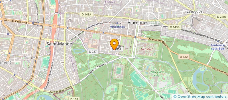 localisation de l'entreprise MADAME SONIA HOUSSIER à VINCENNES