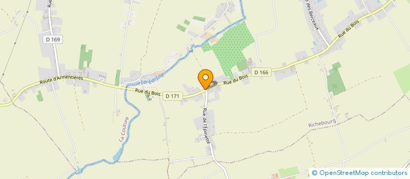 localisation de l'entreprise MADAME SONIA HOUWEN  RICHEBOURG