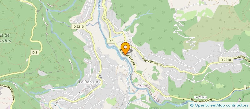 localisation de l'entreprise MADAME SONIA HUBERT à TOURRETTES-SUR-LOUP