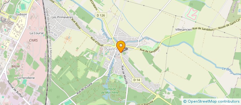 localisation de l'entreprise MADAME SONIA HUREAU  SAINT-CYR-EN-VAL