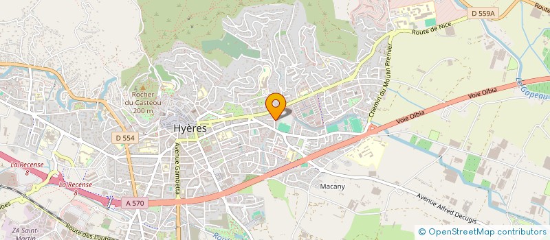 localisation de l'entreprise MADAME SONIA JACQUES ZALIVADNI à HYERES