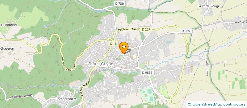 localisation de l'entreprise MADAME SONIA JADY  CHATEL-GUYON