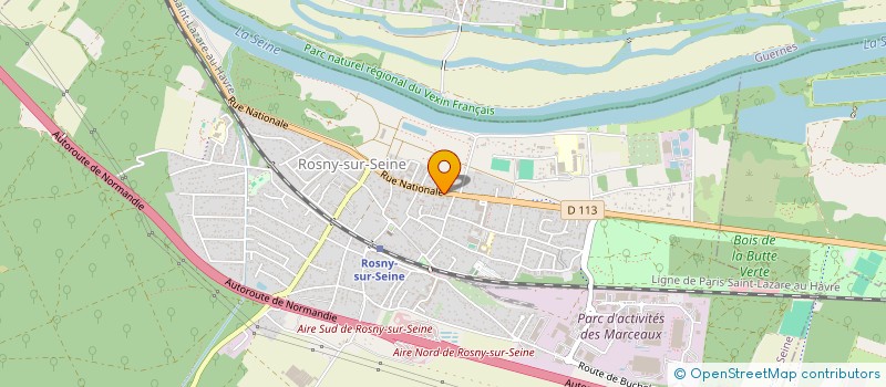 localisation de l'entreprise MADAME SONIA JANNIAUD  ROSNY-SUR-SEINE