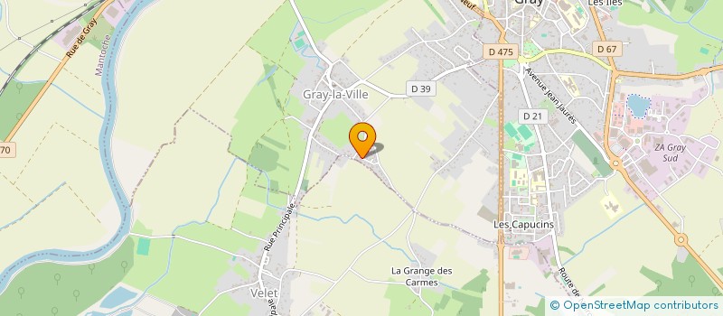 localisation de l'entreprise MADAME SONIA JARDEL  GRAY-LA-VILLE