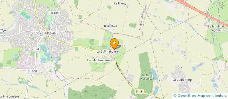 localisation de l'entreprise MADAME SONIA JAUNET à LA ROCHE-SUR-YON