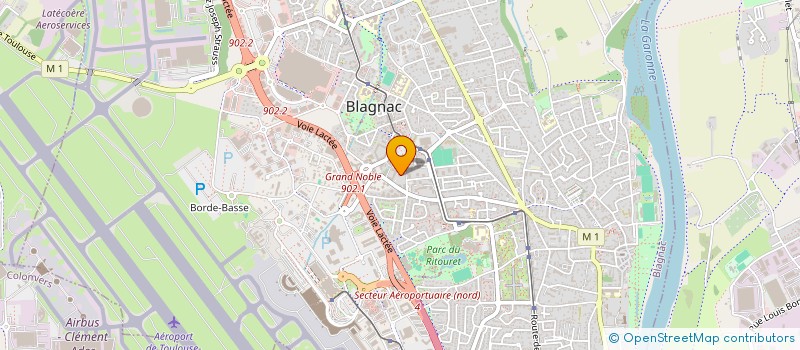 localisation de l'entreprise MADAME SONIA JAVEL à BLAGNAC