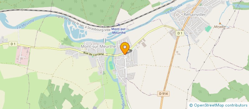 localisation de l'entreprise MADAME SONIA JEAN  MONT-SUR-MEURTHE