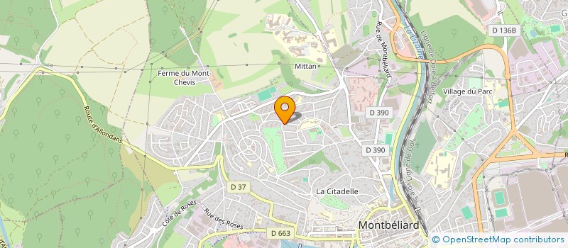 localisation de l'entreprise MADAME SONIA JEANDENANT à MONTBELIARD