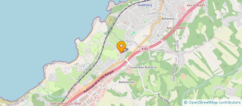 localisation de l'entreprise MADAME SONIA JEANINE LARRIBERE  SAINT-JEAN-DE-LUZ