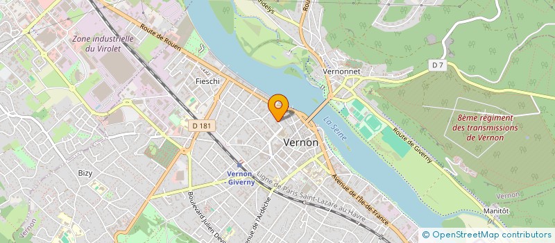 localisation de l'entreprise MADAME SONIA JONDEAU à VERNON
