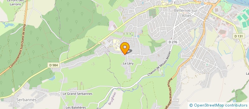 localisation de l'entreprise MADAME SONIA JUNIQUE  BELLERIVE-SUR-ALLIER