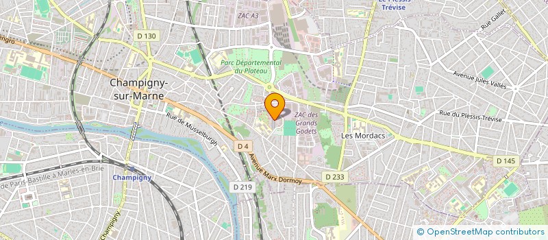 localisation de l'entreprise MADAME SONIA KACI  CHAMPIGNY-SUR-MARNE