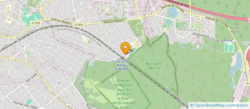 localisation de l'entreprise MADAME SONIA KEFI  NOISY-LE-GRAND