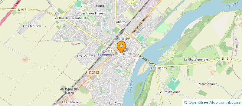 localisation de l'entreprise MADAME SONIA KELLER à BEAUGENCY