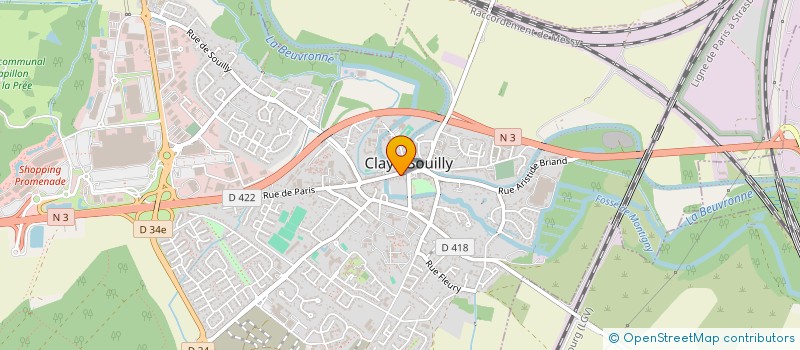 localisation de l'entreprise MADAME SONIA KERLEAU  CLAYE-SOUILLY