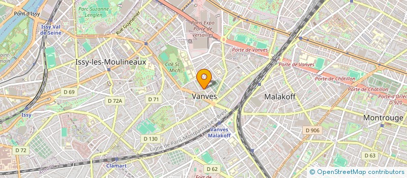 localisation de l'entreprise MADAME SONIA KHEROUBI  VANVES