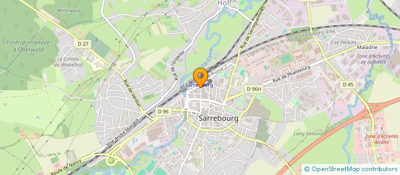 localisation de l'entreprise MADAME SONIA KURUM  SARREBOURG