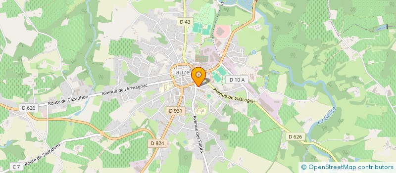 localisation de l'entreprise MADAME SONIA LABADIE  EAUZE